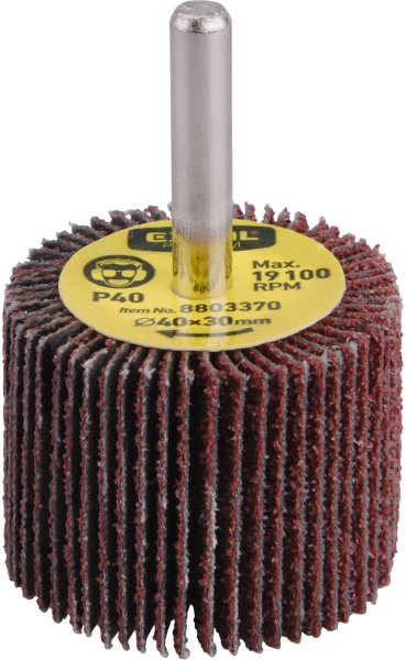 EXTOL PREMIUM 8803373 pr. 40x30x6mm P100 lamelový stopkový kotouč brusný smirkový