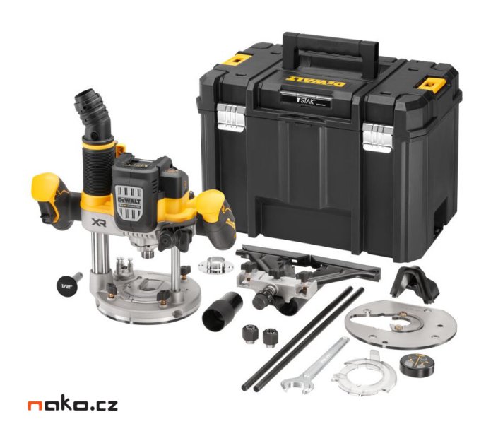 DeWALT DCW620 (verze bez aku) 18V XR 70mm aku horní frézka – bezuhlíková Obrázek