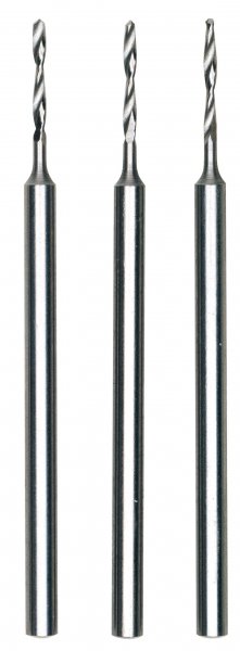 PROXXON 28854 spirálové vrtáky HSS - MICRO 1mm, stopka 2,35mm (3 ks)