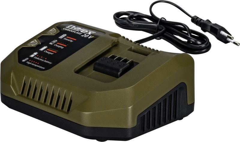 NAREX Camouflage COMBO SET CSP 13-2 + CBU 125 + 2x LiIon 4Ah, nabječka a brašna 65406487 Obrázek