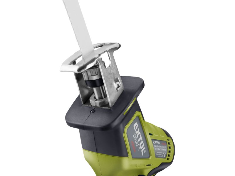 EXTOL CRAFT 402454 bezuhlíková aku pila ocaska jednoruční BRUSHLESS 20V LiIon 2Ah Obrázek