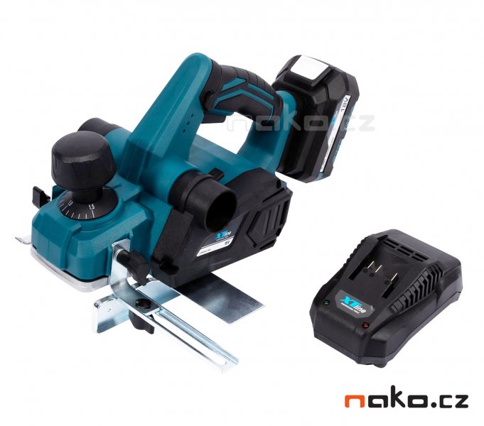 XTline XT102750-1B5B aku hoblík 82mm 18V LiIon 1x 5Ah v kufru Obrázek
