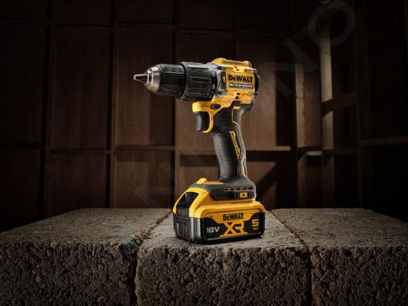 DeWALT DCD100YP2T XR Li-Ion 18V (2x5Ah) aku příklepový šroubovák k výročí 100 let Obrázek