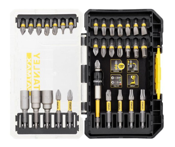 STANLEY STA88557 FATMAX sada torzních bitů a nástrčnách hlavic 32 dílů Obrázek