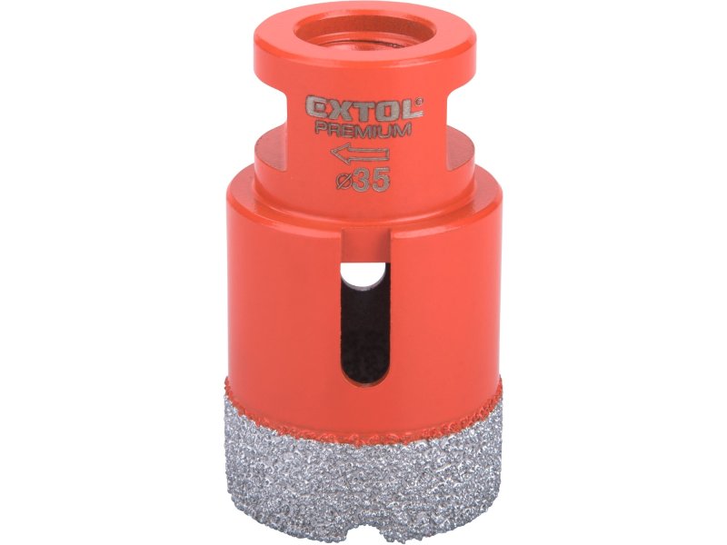 EXTOL PREMIUM 8802988 diamantová vykružovací korunka pr.35mm M14 Obrázek