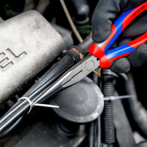 KNIPEX 2612200 kleště s půlkulatými čelistmi a ostřím Obrázek