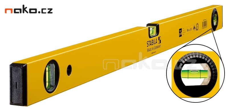STABILA 70W vodováha 80cm s otočnou libelou pro měření úhlů 02475 Obrázek