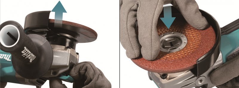 MAKITA GA041GZ aku úhlová bruska 125mm s regulací a X-lock LiIon XGT 40V, bez aku Obrázek