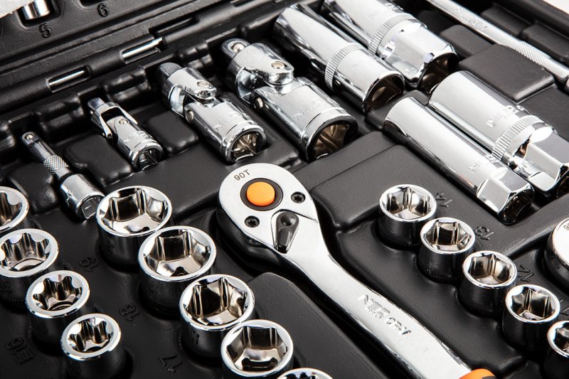 NEO TOOLS 10-074 gola sada 1/4", 3/8", 1/2" - 182 dílů Obrázek