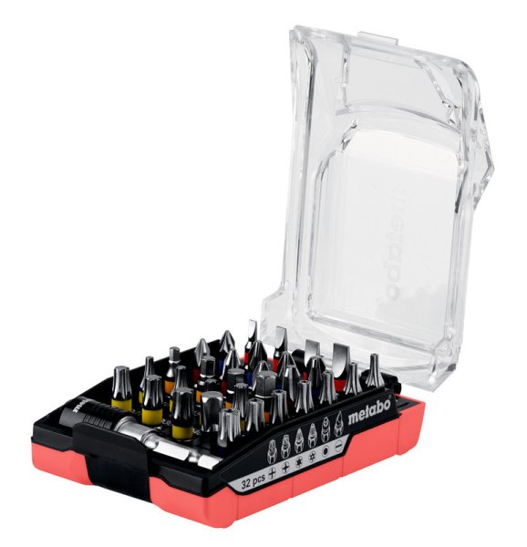 METABO box s bity pro aku nářadí (32 ks) Obrázek