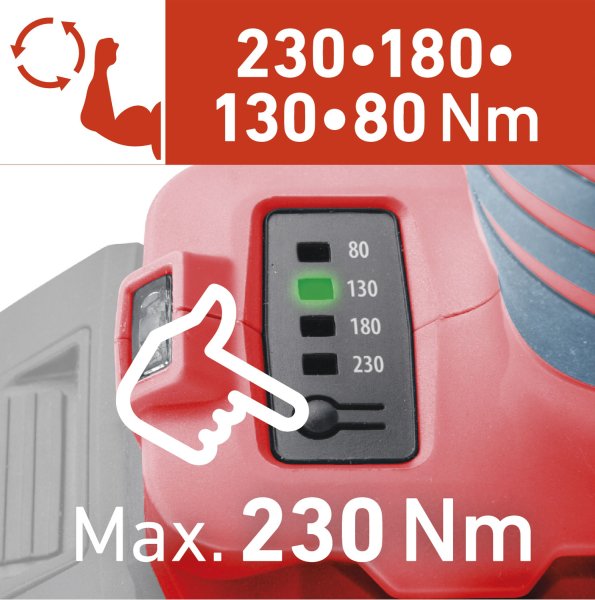 EXTOL PREMIUM 8891814 aku rázový utahovák 1/4" bezuhlíkový SHARE20V 20V LiIon 1x 2Ah Obrázek