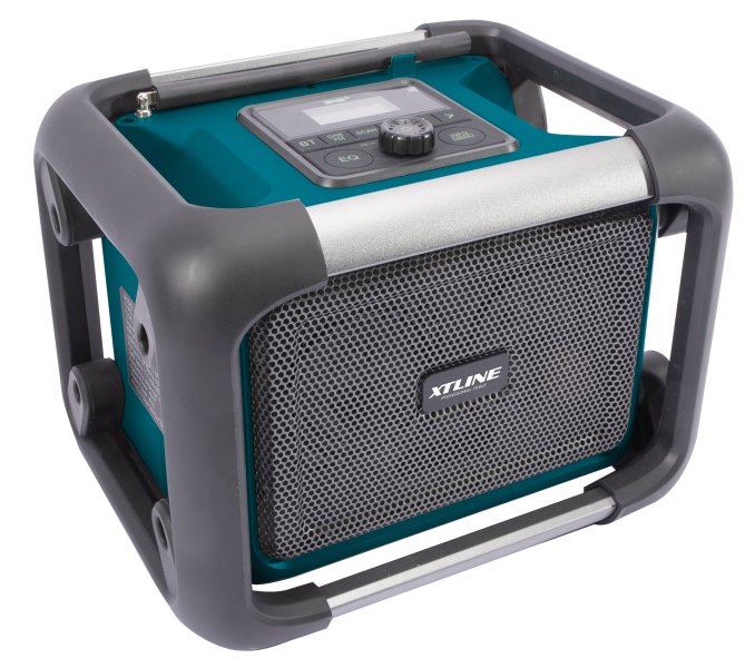 XTline XT102799-1B2 stavební aku rádio Bluetooth, DAB 18V LiIon XTpower 1x 2Ah a nabíječka Obrázek