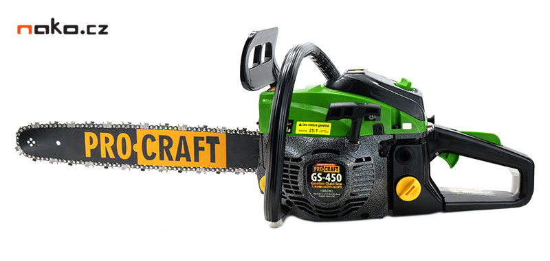 PROCRAFT GS-450 benzínová motorová řetězová pila 45cm Obrázek
