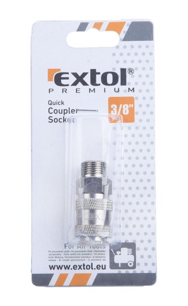 EXTOL PREMIUM 8865112 rychlospojka vzduchová s G 3/8" vnějším závitem Obrázek