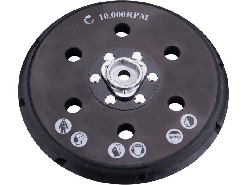 EXTOL INDUSTRIAL 8791844A náhradní podložný talíř se suchým zipem 150mm