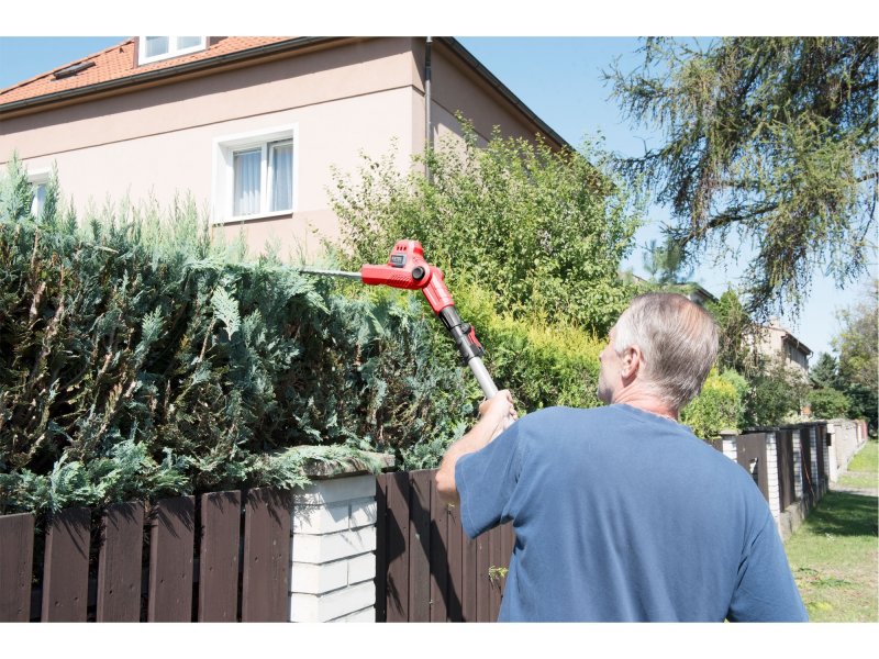 EXTOL PREMIUM 8895732 teleskopické aku nůžky na živé ploty 2,78m, GARDEN 20V LiIon, 2Ah Obrázek