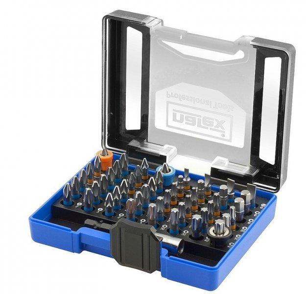 NAREX 52-Bit Box SUPER LOCK 52dílná sada bitů Obrázek