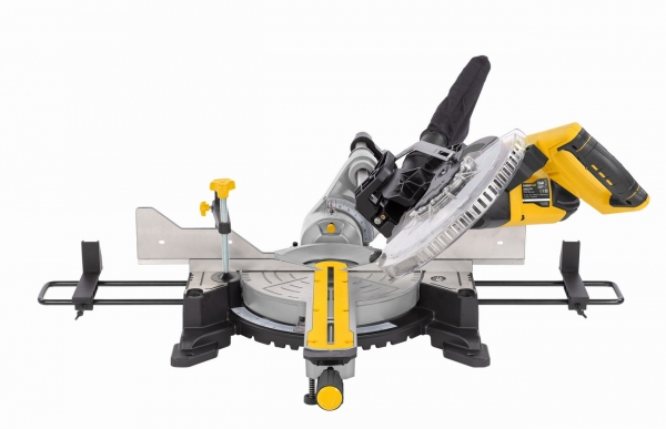 POWERPLUS POWX075740DB pokosová pila s oboustranným náklonem 254mm Obrázek