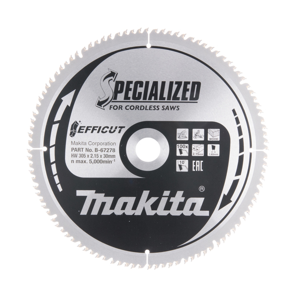MAKITA B-67256 pilový kotouč Efficut TCT 305x30 60T