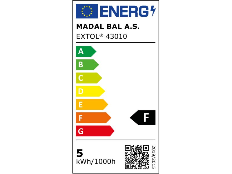 EXTOL LIGHT 43010 žárovka LED mini E14 5W 410lm teplá bílá Obrázek