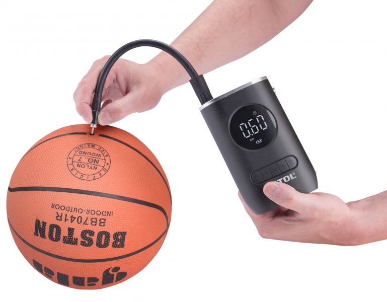 EXTOL PREMIUM 8891511 cestovní aku kompresor 10,8 bar USB nabíjení Obrázek