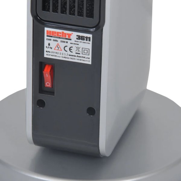 HECHT 3611 keramické PTC topidlo s ventilátorem 2200 W Obrázek