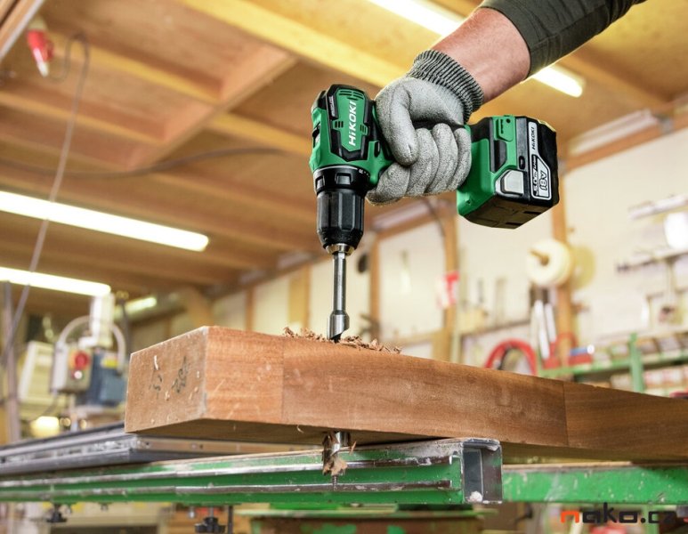 HiKOKI DS18DDWPZ bezuhlíková aku vrtačka 18V 2x 5Ah LiIon, Hitbox Obrázek