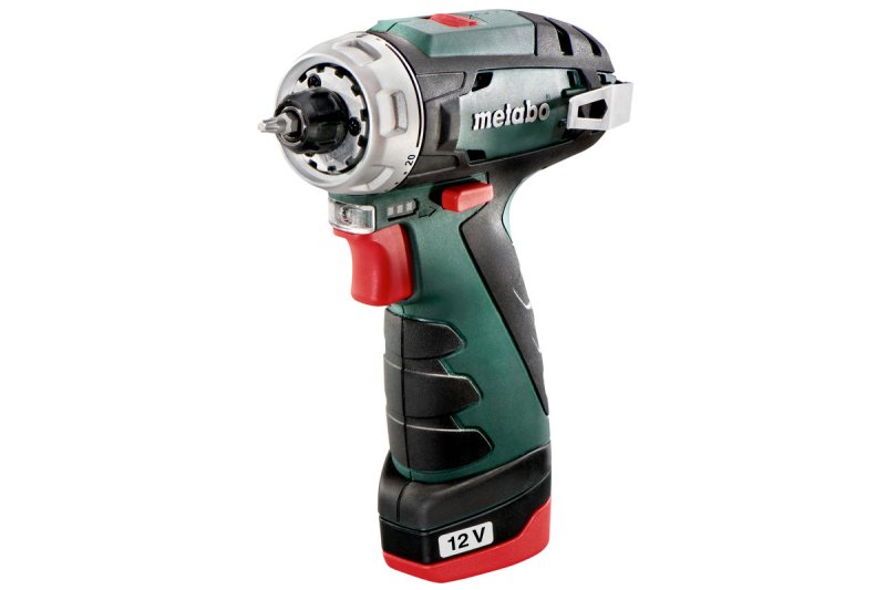 METABO PowerMaxx BS Basic Set aku šroubovák 12V 2x2Ah LiIon mobilní dílna 600092880 Obrázek