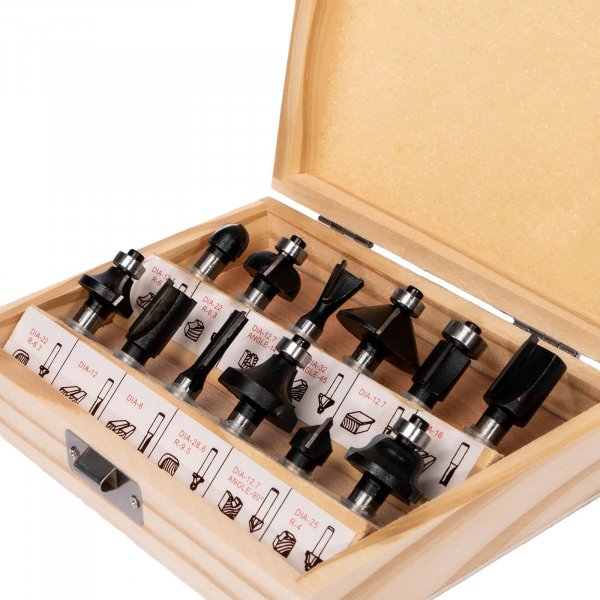 PROMA FRB-12 sada tvarových fréz do dřeva Obrázek