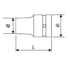 TONA EXPERT E113471-32 hlavice průmyslová 3/4" 32mm CrMo Obrázek