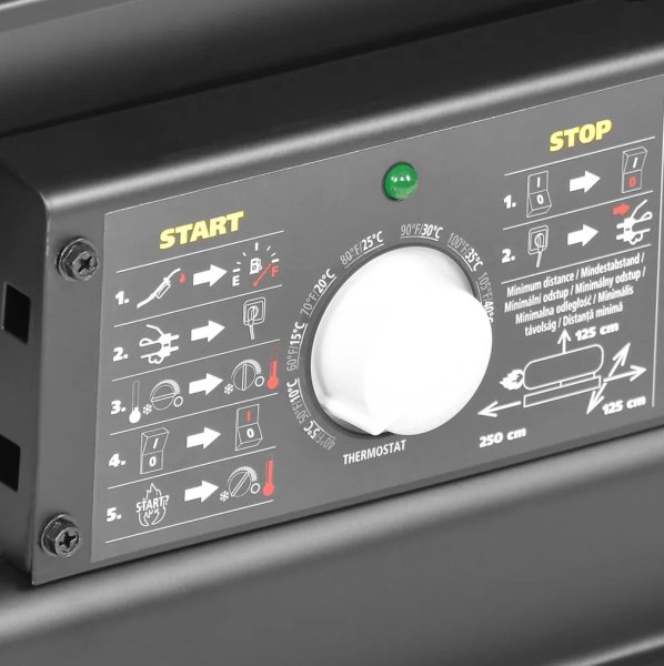 HECHT 3020 naftové topidlo s ventilátorem a termostatem Obrázek