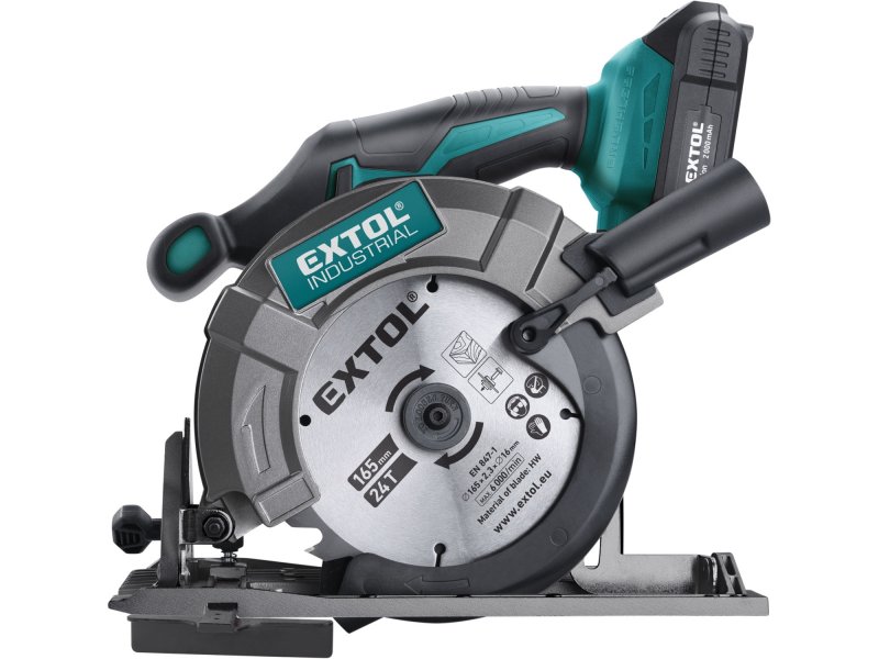 EXTOL INDUSTRIAL 8791823 pila kotoučová aku SHARE20V, 165mm, BRUSHLESS, bez akumulátoru Obrázek