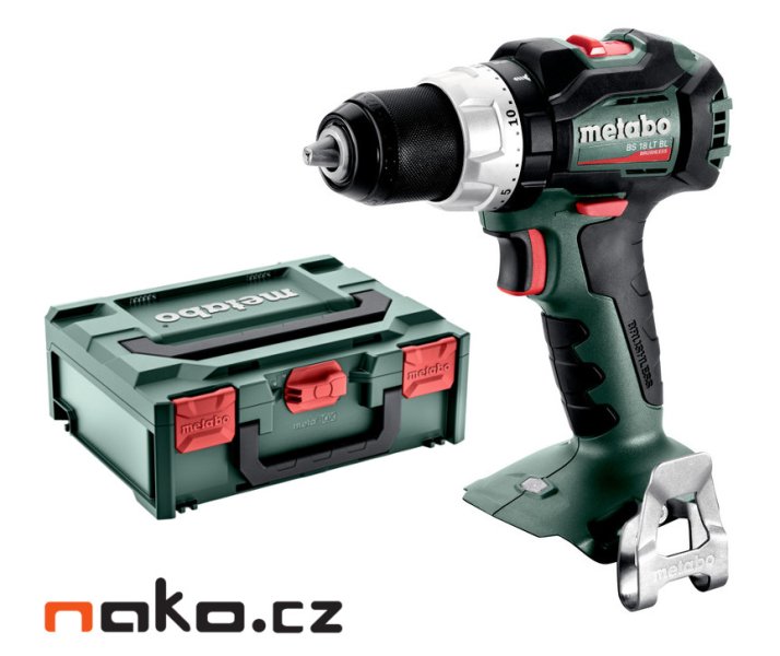 METABO BS 18 LT BL aku vrtačka - verze bez aku (s kufrem)