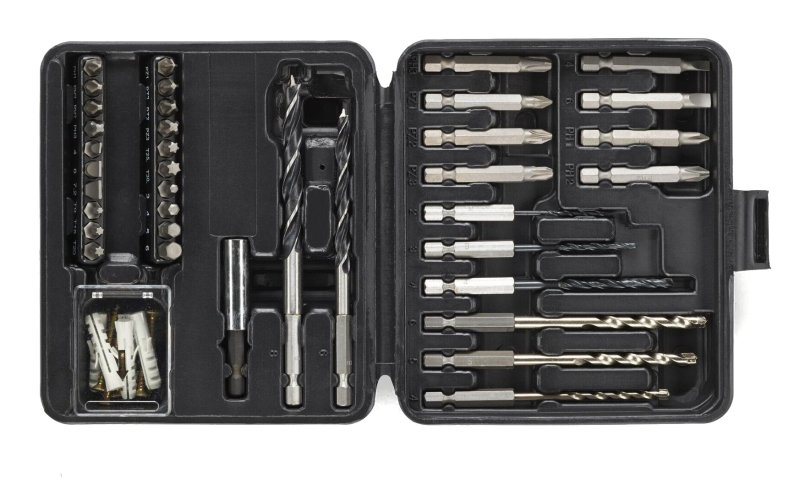 STANLEY STA66418 sada bitů a vrtáků s šestihrannou stopkou 37 dílů Obrázek