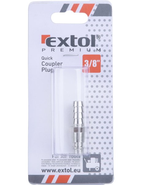 EXTOL PREMIUM 8865129 vsuvka vzduchová pro hadici 9,5mm 3/8" do rychlospojky Obrázek