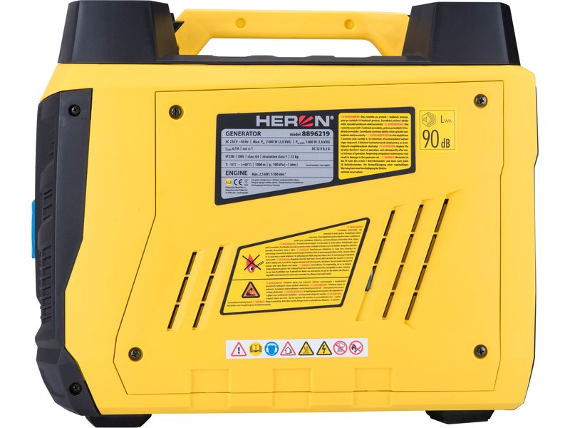 HERON 8896219 invertorová digitální elektrocentrála 3,3HP/2kW Obrázek