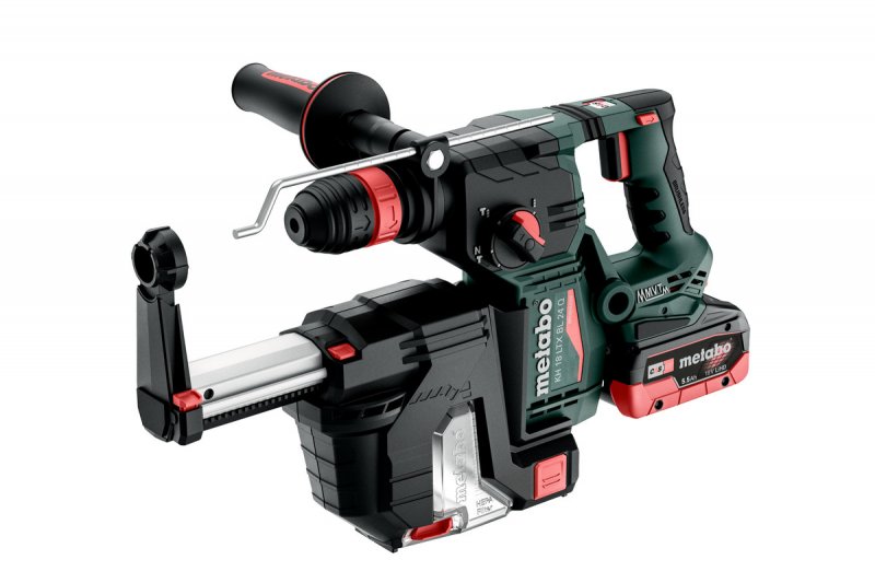 METABO KH 18 LTX BL 24 Q Set ISA aku kombinované kladivo 18V 2x5,5Ah LiHD 601714930 Obrázek