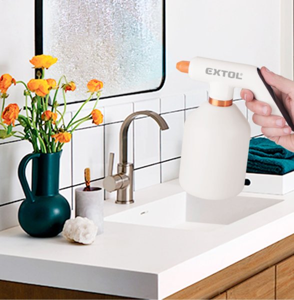 EXTOL PREMIUM  8891501 ruční aku postřikovač 1L USB 4V LiIon 2Ah Obrázek