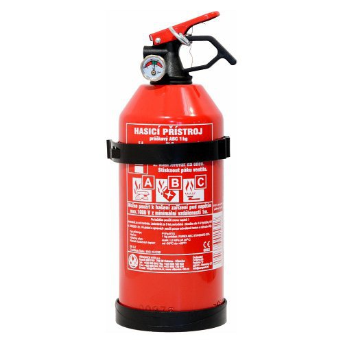 HTB hasicí přístroj práškový ABC s manometrem - 1kg