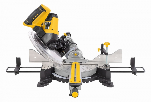 POWERPLUS POWX075740DB pokosová pila s oboustranným náklonem 254mm Obrázek