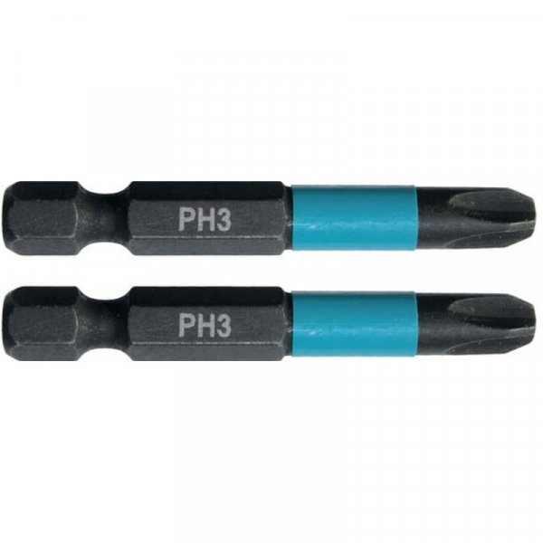 MAKITA B-63731 torzní bit 1/4" Impact Black PH3, 50mm 2 ks