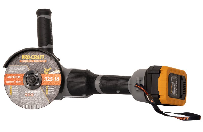 PROCRAFT Industrial AG125ABB bezuhlíková aku úhlová bruska 125mm LiIon 20Vbez aku Obrázek