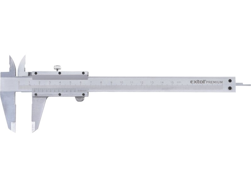 EXTOL Premium měřítko posuvné kovové 150mm 3425