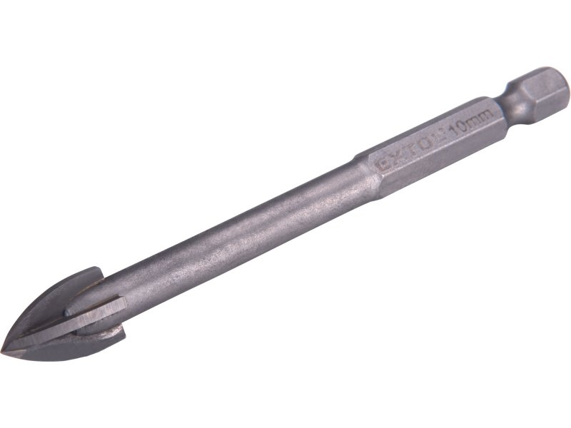 EXTOL PREMIUM 8801890 vrták na sklo a keramiku karbidový 10mm s šestihrannou stopkou Obrázek