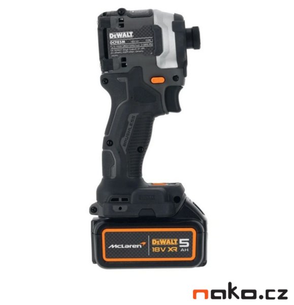 DeWALT DCF85MP2T aku rázový utahovák 18V 2x 5Ah XR LiIon edice McLaren F1 Team Obrázek