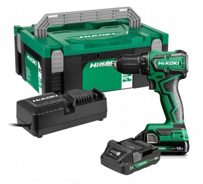 HITACHI DS18DD WRZ aku vrtací šroubovák 18V 2Ah LiIon bezuhlíkový