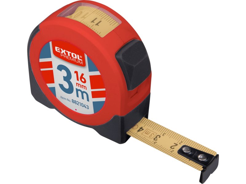 EXTOL PREMIUM 8821043 svinovací metr 3m s odečítacím okénkem Obrázek