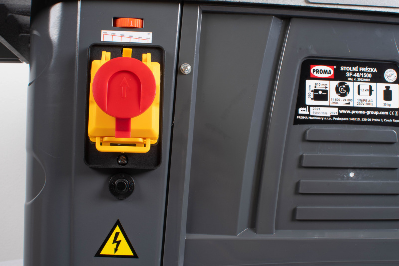 PROMA SF-40/1500 truhlářská stolová frézka Obrázek