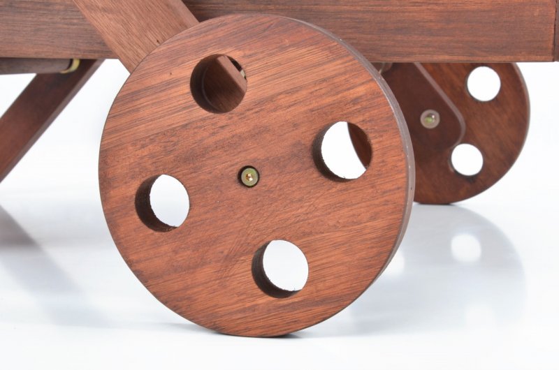 HECHT SERVING servírovací stolek dřevěný Meranti Obrázek