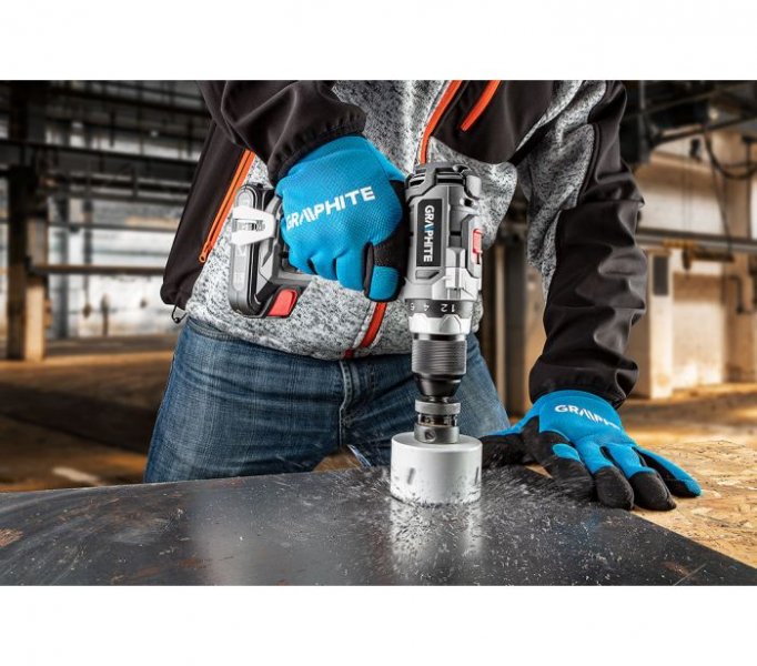 GRAPHITE ENERGY+ 58G019 příklepová bezuhlíková aku vrtačka 18V LiIon bez akumulátoru Obrázek